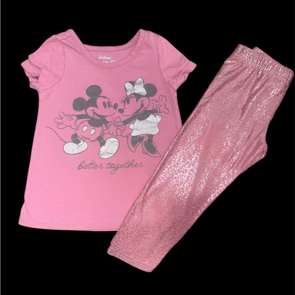 Disney Pink Kids Outfit Set